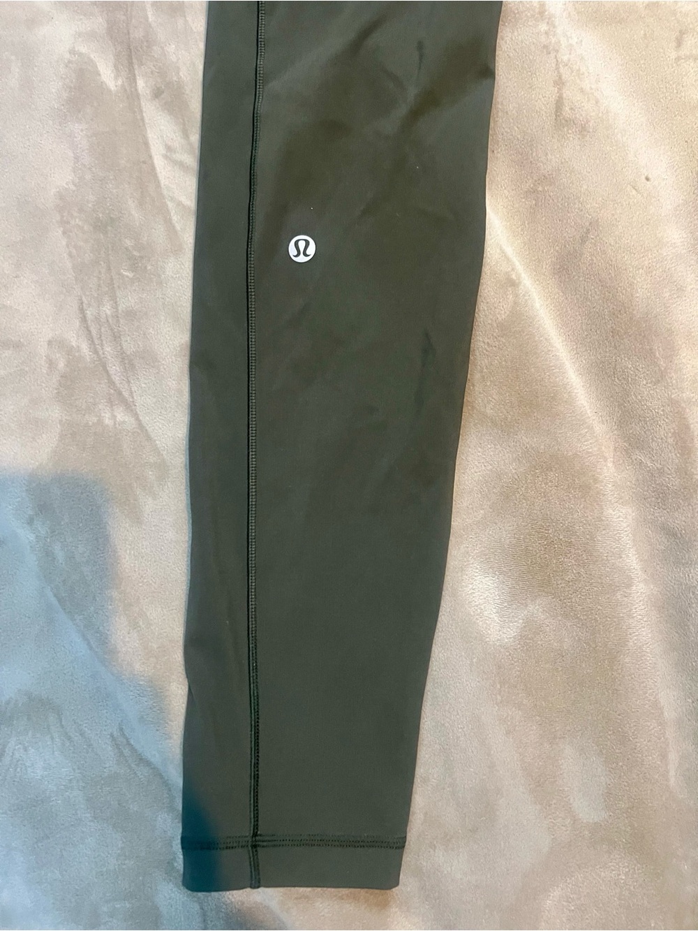 lululemon athletica Olive Green Zippered Active Leggings - Picture 7 of 10